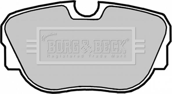 Borg & Beck BBP1050 - Тормозные колодки, дисковые, комплект autosila-amz.com