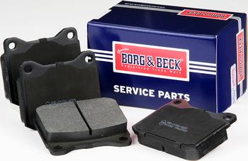 Borg & Beck BBP1057 - Тормозные колодки, дисковые, комплект autosila-amz.com