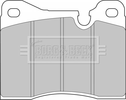 Borg & Beck BBP1014 - Тормозные колодки, дисковые, комплект autosila-amz.com