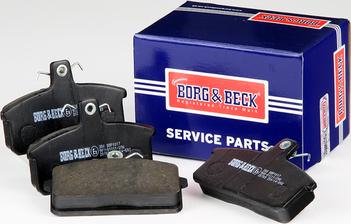 Borg & Beck BBP1017 - Тормозные колодки, дисковые, комплект autosila-amz.com