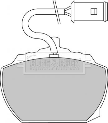 ABEX ABP9463 - Тормозные колодки, дисковые, комплект autosila-amz.com