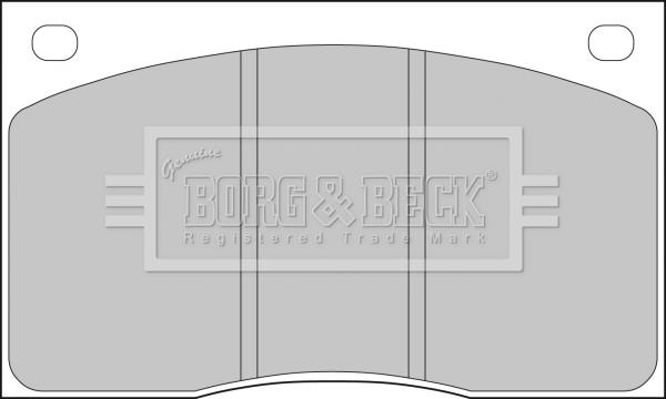 Borg & Beck BBP1074 - Тормозные колодки, дисковые, комплект autosila-amz.com