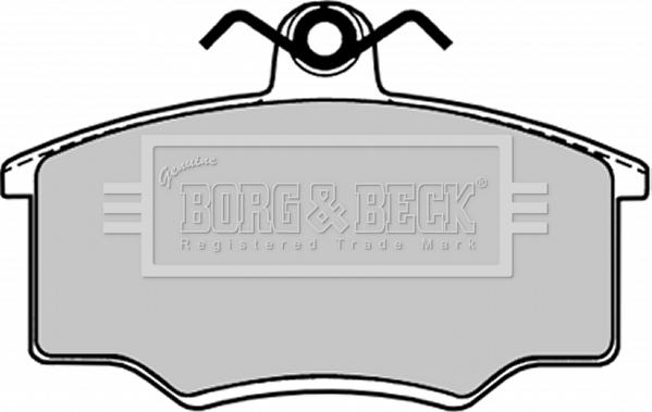 Borg & Beck BBP1103 - Тормозные колодки, дисковые, комплект autosila-amz.com