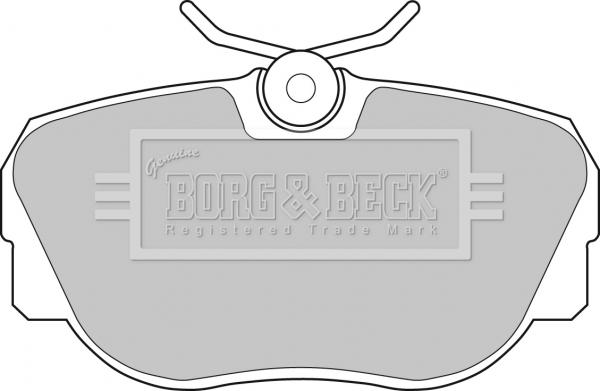 Borg & Beck BBP1119 - Тормозные колодки, дисковые, комплект autosila-amz.com