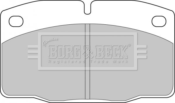 Borg & Beck BBP1117 - Тормозные колодки, дисковые, комплект autosila-amz.com