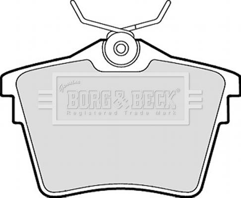 Borg & Beck BBP1899 - Тормозные колодки, дисковые, комплект autosila-amz.com