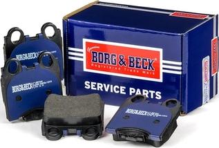 Borg & Beck BBP1849 - Тормозные колодки, дисковые, комплект autosila-amz.com