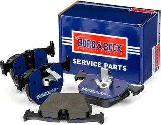 Borg & Beck BBP1844 - Тормозные колодки, дисковые, комплект autosila-amz.com