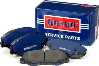 Borg & Beck BBP1860 - Тормозные колодки, дисковые, комплект autosila-amz.com
