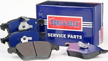 Borg & Beck BBP1861 - Тормозные колодки, дисковые, комплект autosila-amz.com