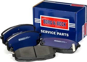 Borg & Beck BBP1868 - Тормозные колодки, дисковые, комплект autosila-amz.com