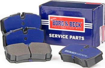 Borg & Beck BBP1863 - Тормозные колодки, дисковые, комплект autosila-amz.com