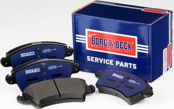 Borg & Beck BBP1805 - Тормозные колодки, дисковые, комплект autosila-amz.com