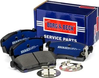 Borg & Beck BBP1801 - Тормозные колодки, дисковые, комплект autosila-amz.com