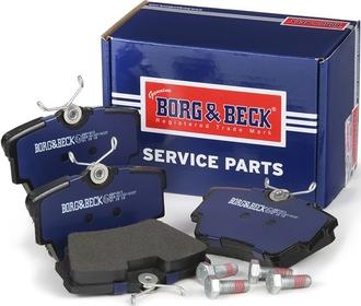 Borg & Beck BBP1813 - Тормозные колодки, дисковые, комплект autosila-amz.com