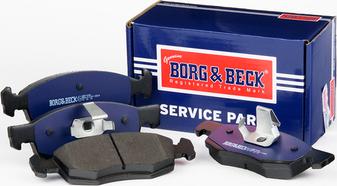 Borg & Beck BBP1886 - Тормозные колодки, дисковые, комплект autosila-amz.com