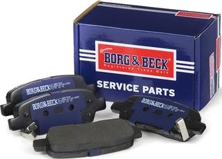 Borg & Beck BBP1839 - Тормозные колодки, дисковые, комплект autosila-amz.com
