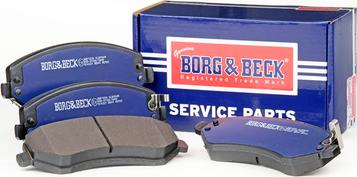 Borg & Beck BBP1830 - Тормозные колодки, дисковые, комплект autosila-amz.com