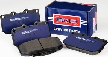 Borg & Beck BBP1832 - Тормозные колодки, дисковые, комплект autosila-amz.com