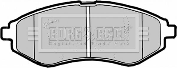 Borg & Beck BBP1879 - Тормозные колодки, дисковые, комплект autosila-amz.com