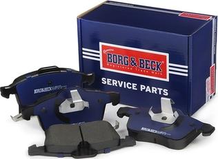 Borg & Beck BBP1875 - Тормозные колодки, дисковые, комплект autosila-amz.com