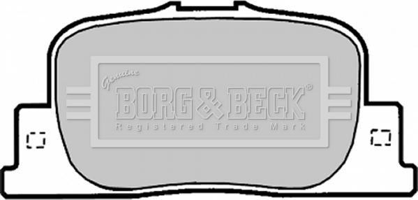 Borg & Beck BBP1878 - Тормозные колодки, дисковые, комплект autosila-amz.com