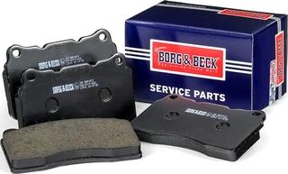 Borg & Beck BBP1873 - Тормозные колодки, дисковые, комплект autosila-amz.com