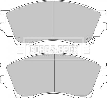 Borg & Beck BBP1356 - Тормозные колодки, дисковые, комплект autosila-amz.com