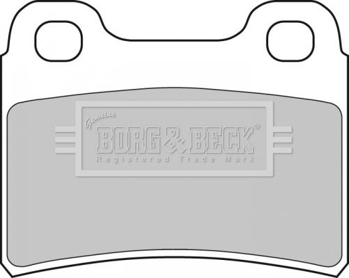 Borg & Beck BBP1304 - Тормозные колодки, дисковые, комплект autosila-amz.com