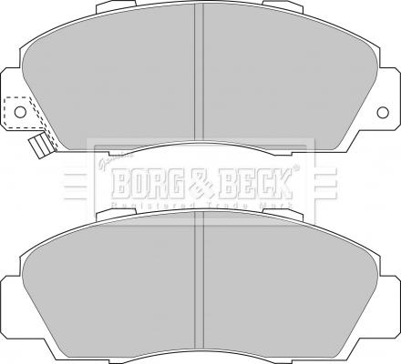 Borg & Beck BBP1389 - Тормозные колодки, дисковые, комплект autosila-amz.com