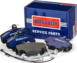 Borg & Beck BBP1386 - Тормозные колодки, дисковые, комплект autosila-amz.com