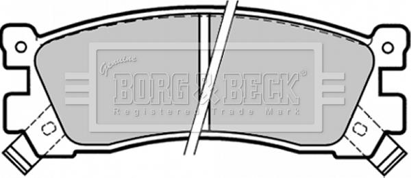 Borg & Beck BBP1328 - Тормозные колодки, дисковые, комплект autosila-amz.com