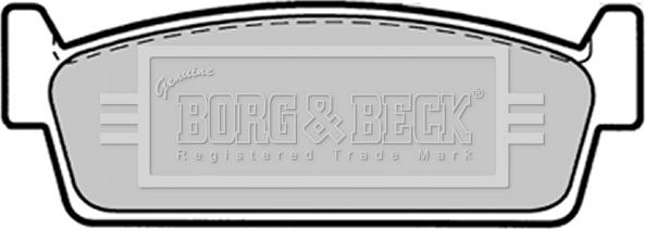Borg & Beck BBP1374 - Тормозные колодки, дисковые, комплект autosila-amz.com