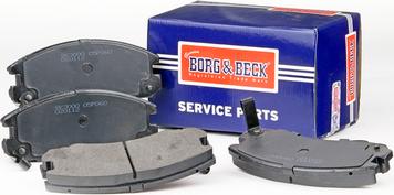 Borg & Beck BBP1375 - Тормозные колодки, дисковые, комплект autosila-amz.com