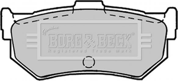 Borg & Beck BBP1297 - Тормозные колодки, дисковые, комплект autosila-amz.com