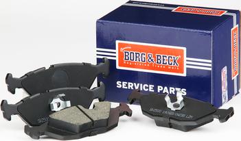 Borg & Beck BBP1266 - Тормозные колодки, дисковые, комплект autosila-amz.com