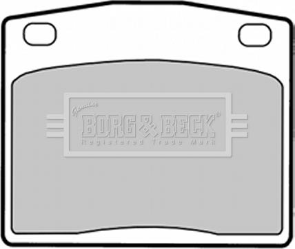 Borg & Beck BBP1287 - Тормозные колодки, дисковые, комплект autosila-amz.com