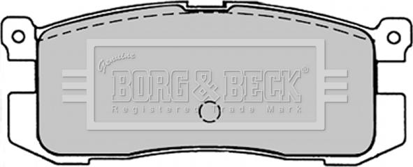 Borg & Beck BBP1220 - Тормозные колодки, дисковые, комплект autosila-amz.com