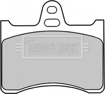 Borg & Beck BBP1277 - Тормозные колодки, дисковые, комплект autosila-amz.com