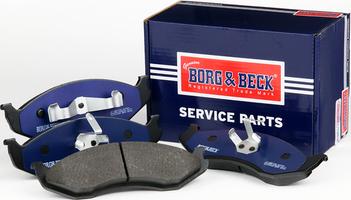 Borg & Beck BBP1794 - Тормозные колодки, дисковые, комплект autosila-amz.com