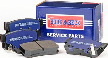 Borg & Beck BBP1790 - Тормозные колодки, дисковые, комплект autosila-amz.com
