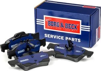 Borg & Beck BBP1798 - Тормозные колодки, дисковые, комплект autosila-amz.com