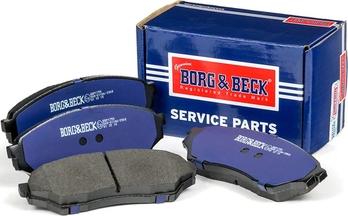 Borg & Beck BBP1759 - Тормозные колодки, дисковые, комплект autosila-amz.com