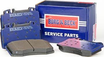 Borg & Beck BBP1756 - Тормозные колодки, дисковые, комплект autosila-amz.com