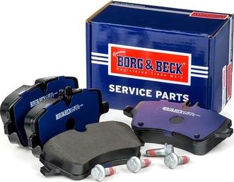 Borg & Beck BBP1751 - Тормозные колодки, дисковые, комплект autosila-amz.com