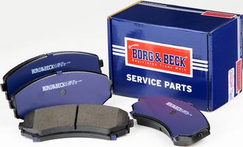 Borg & Beck BBP1757 - Тормозные колодки, дисковые, комплект autosila-amz.com