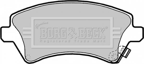 Borg & Beck BBP1769 - Тормозные колодки, дисковые, комплект autosila-amz.com