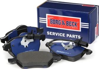 Borg & Beck BBP1766 - Тормозные колодки, дисковые, комплект autosila-amz.com