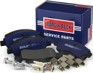 Borg & Beck BBP1703 - Тормозные колодки, дисковые, комплект autosila-amz.com