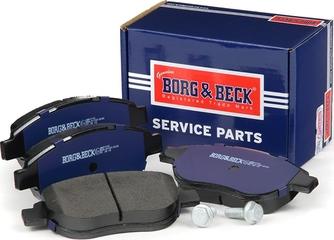Borg & Beck BBP1715 - Автозапчасть/Колодки тормозные дисковые комплект autosila-amz.com